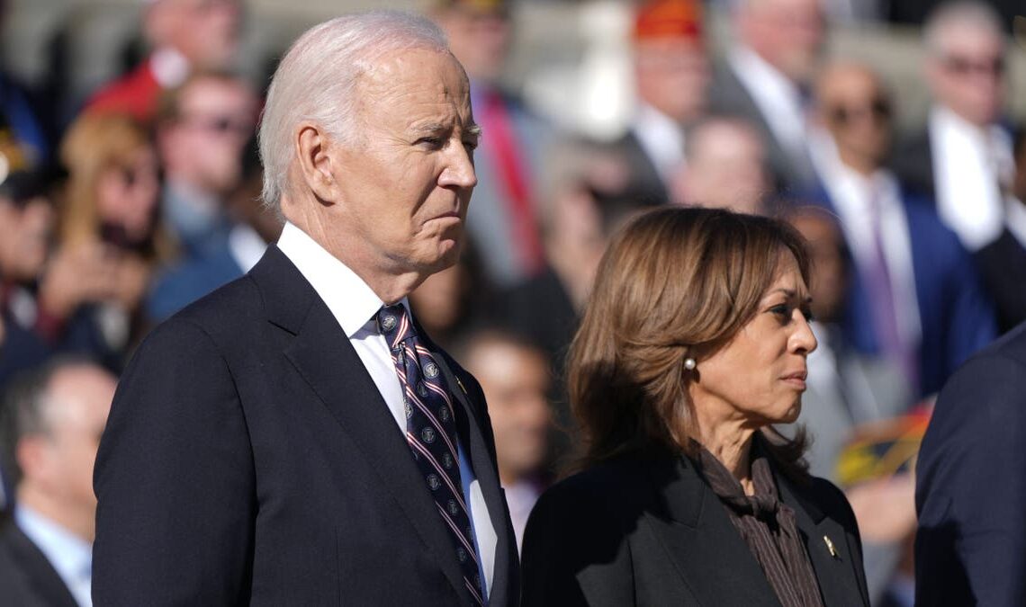 Biden and Harris together on Veterans Day