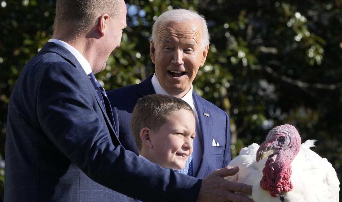 Biden with National Turkey Federation chair