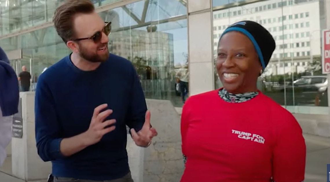 Jordan Klepper Talks To A Trump Fan And It Takes A Wild Turn