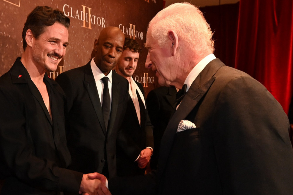 King Charles at the premiere in London