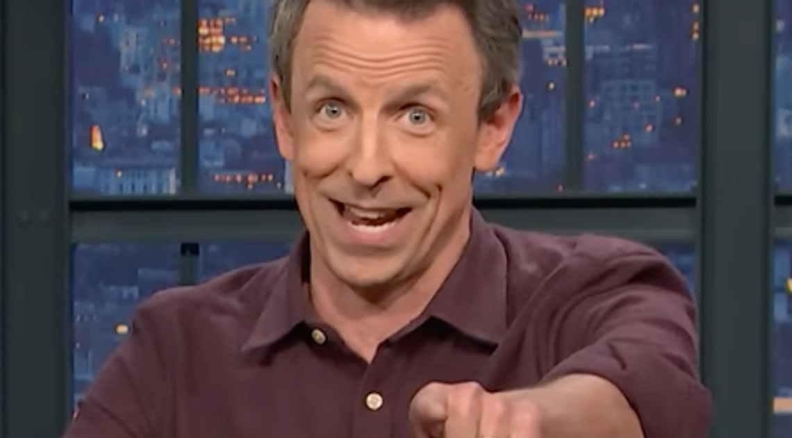 Seth Meyers Spots Wild Detail In New Trump Post: ‘What The F**k Is Wrong With You?’