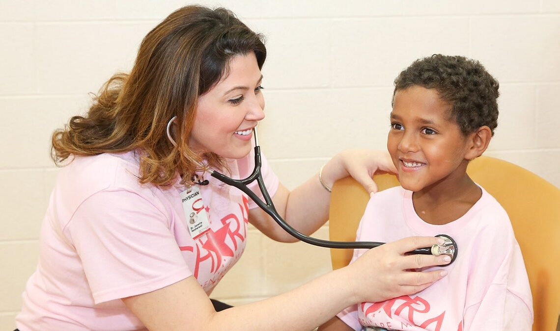 Dr. Janette Nesheiwat at the 2018 CHARM Back To School Bash in Nashville, Tenn.