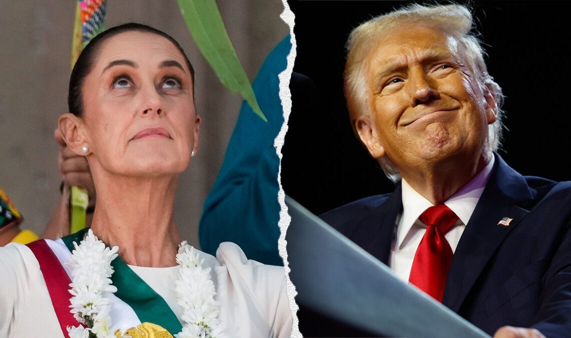 Trump and Mexican President Claudia Sheinbaum Pardo