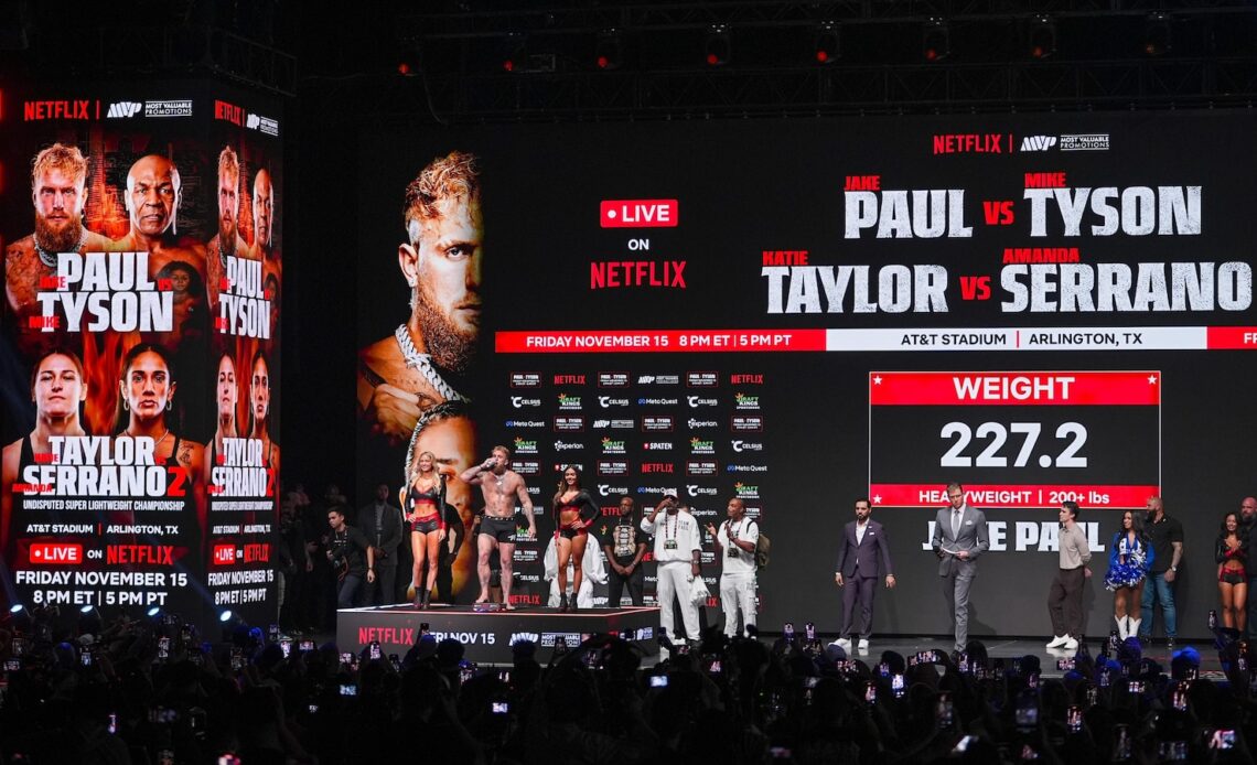 Tyson-Paul fight gives Netflix opportunity to show it can handle big events with NFL, WWE on horizon