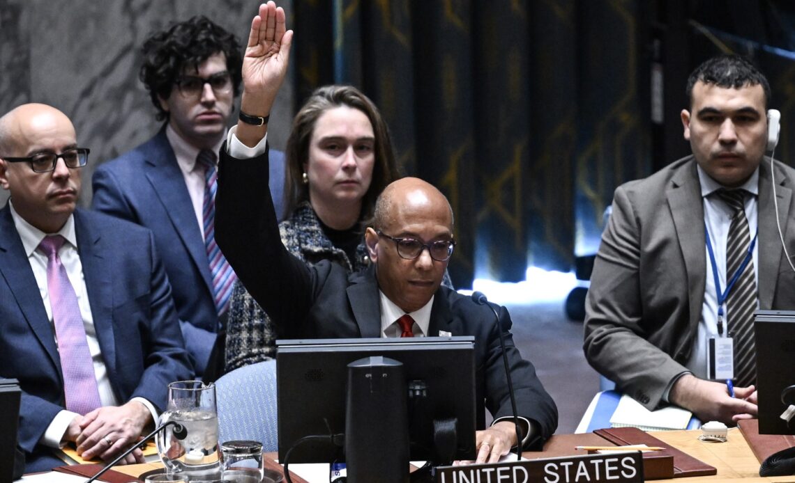 US vetoes another UN Security Council resolution calling for Gaza ceasefire | Israel-Palestine conflict