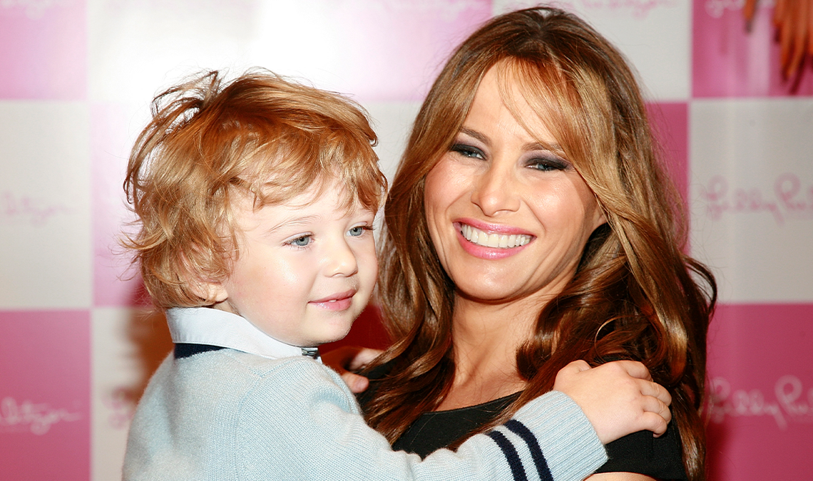 Melania and Barron Trump