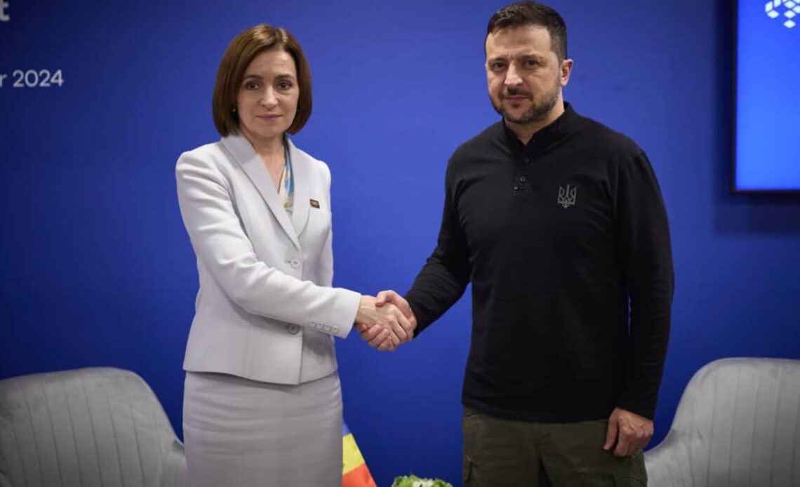 Zelenskyy invites re-elected Moldovan President Sandu to Ukraine