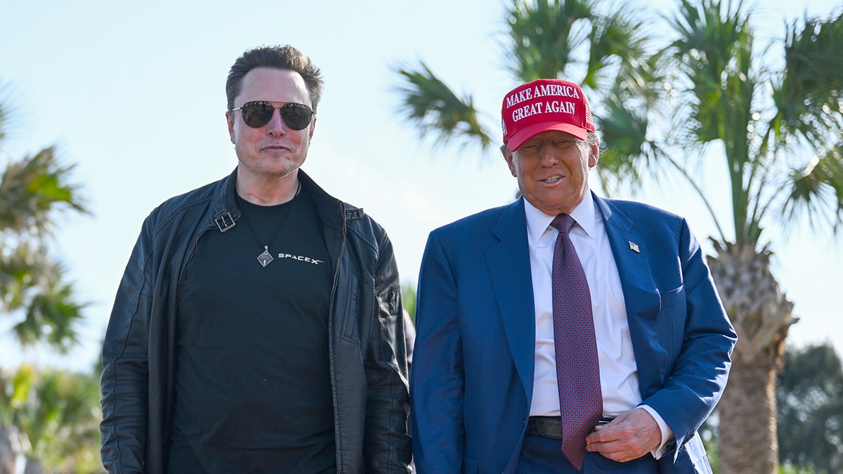 President-elect Trump, right, tapped Elon Musk to lead the Department of Government Efficiency (DOGE) under his administration.