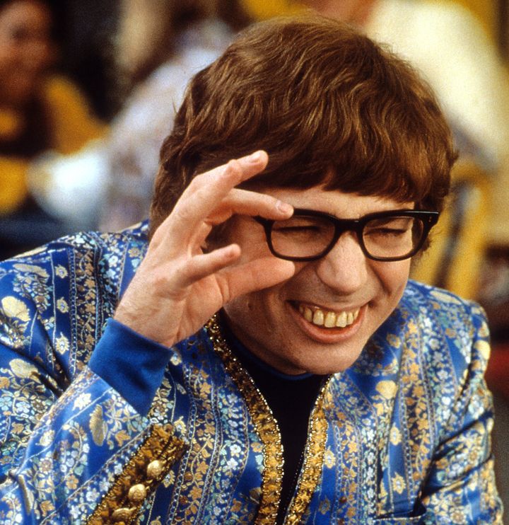 Mike Myers in a scene from the film "Austin Powers: The Spy Who Shagged Me." He explained how the titular character came to be in a recent interview.