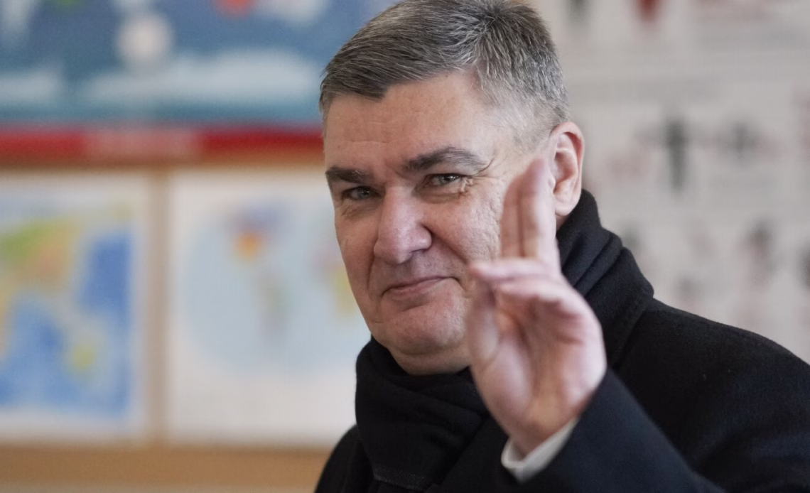 Croatia's incumbent president gains most votes for re-election, but not enough to avoid a runoff