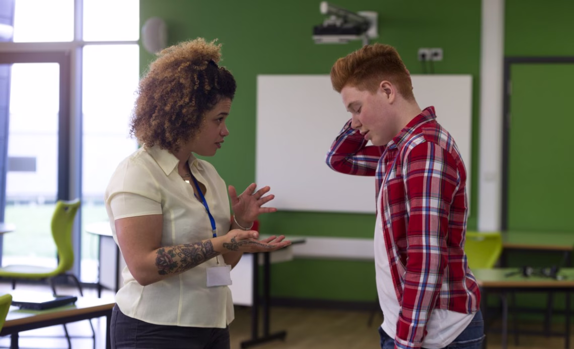 Teenage student disciplined