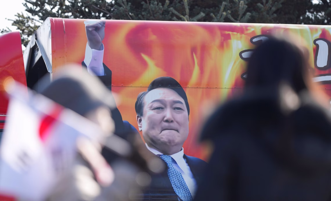 Impeached South Korean president to appear in court hearing to plead against his arrest