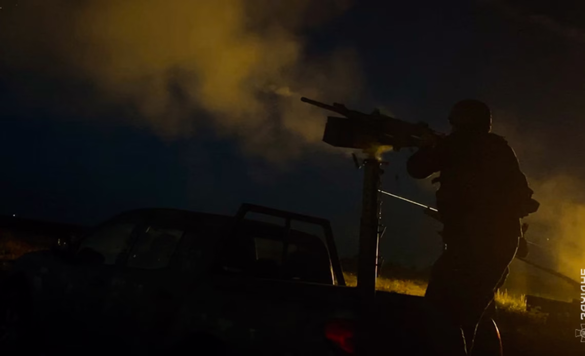 Air defence responds to Russian drones in Kyiv
