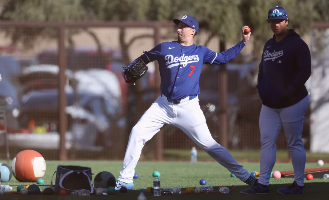 Los Angeles Dodgers pitcher Blake Snell