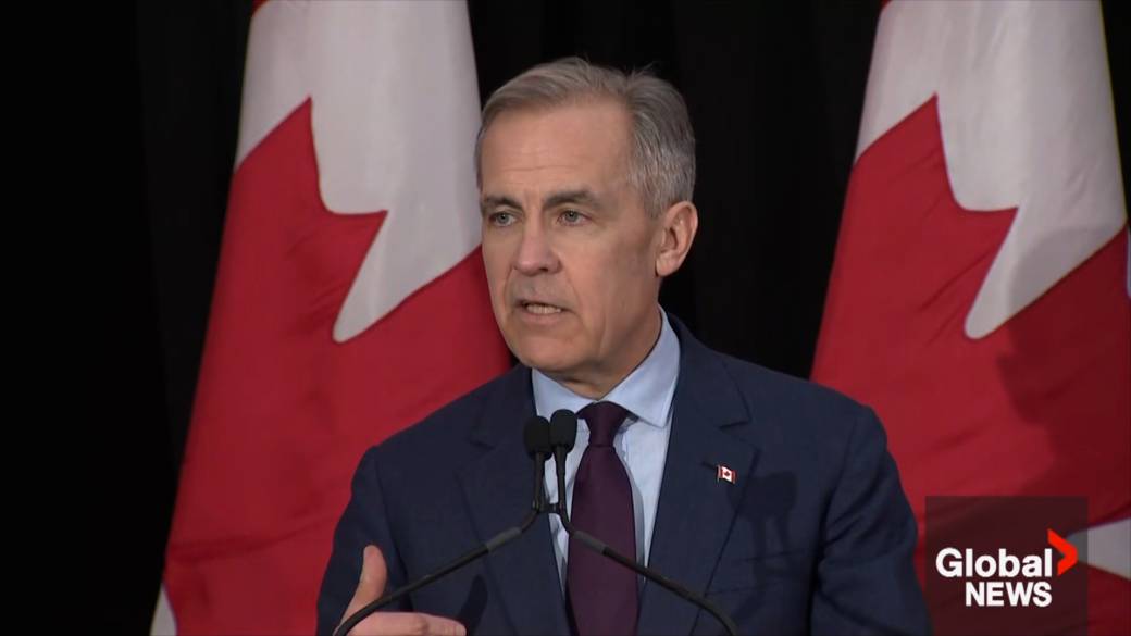Click to play video: 'Carney pitches ‘spend less, invest more’ approach, would look to ‘reigning in government spending’ as PM'