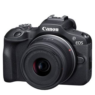 Canon EOS R100 on a white background