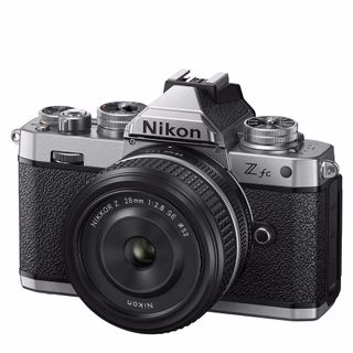 Nikon Z fc on a white background
