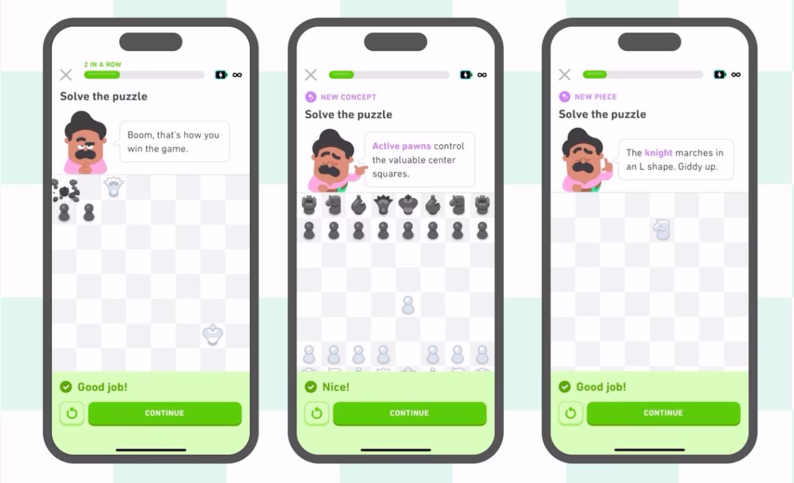 Duolingo will soon start offering chess lessons