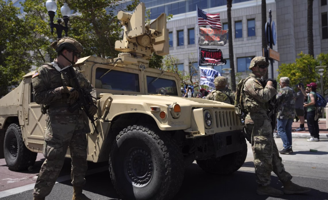 Judge asks if troops in LA violate the Posse Comitatus Act