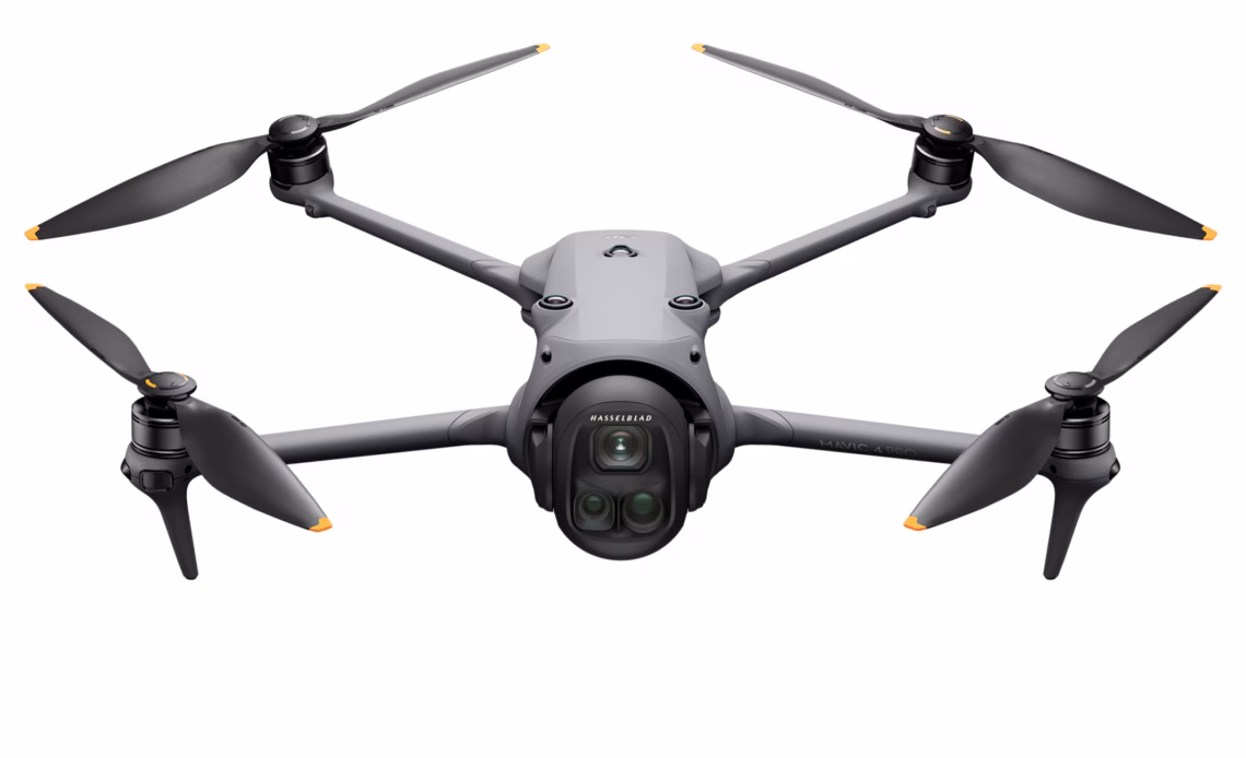 DJI Mavic 4 Pro against a white background