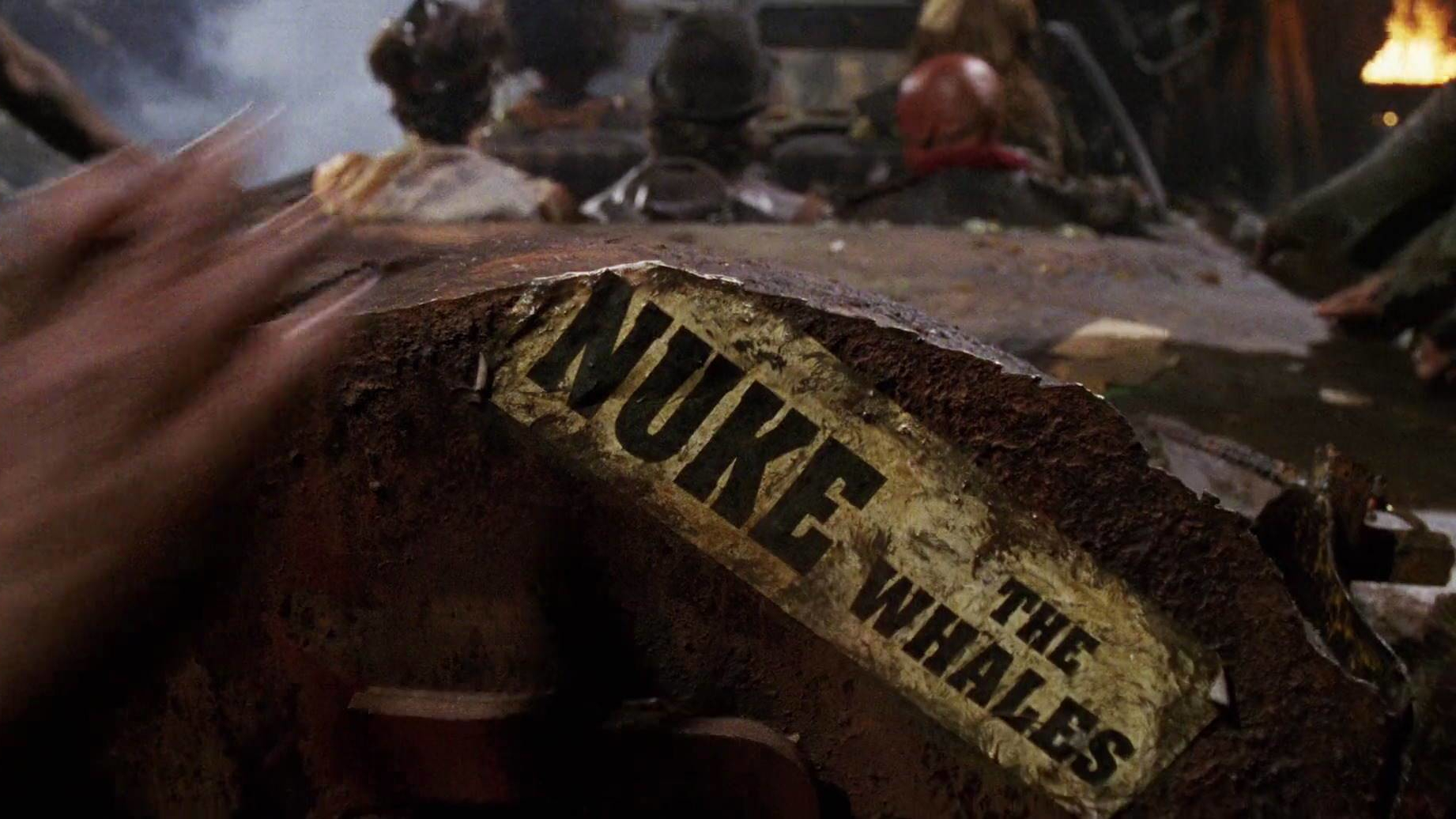Screenshots from the 1995 movie Waterworld