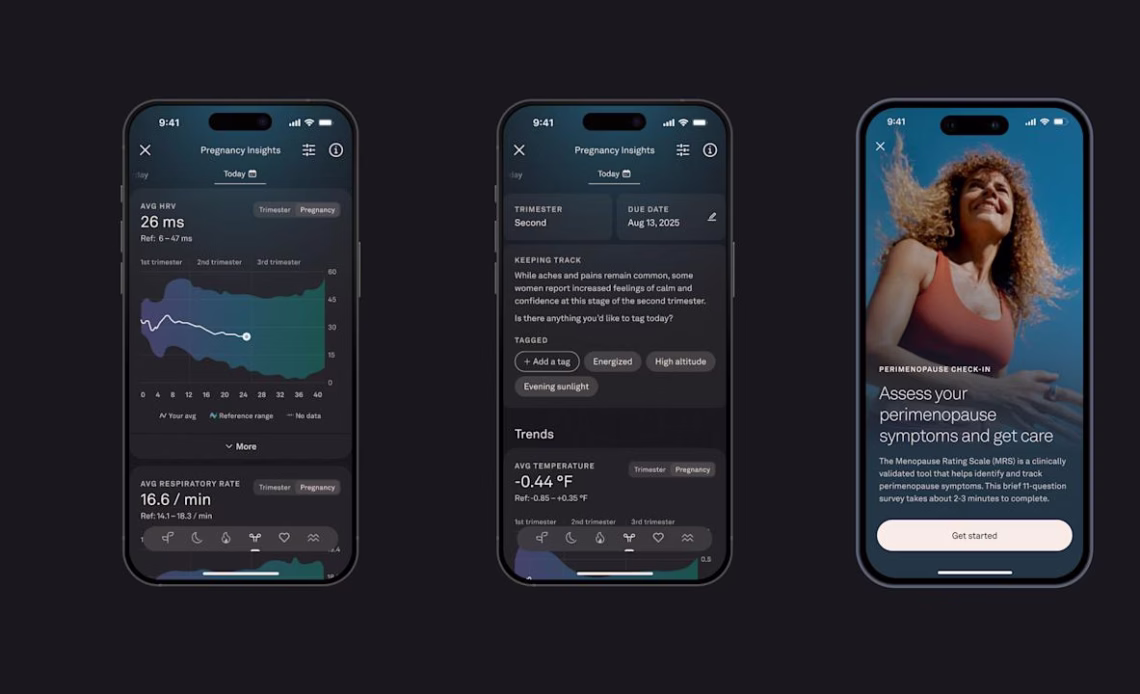 Oura rolls out new features for pregnancy and perimenopause
