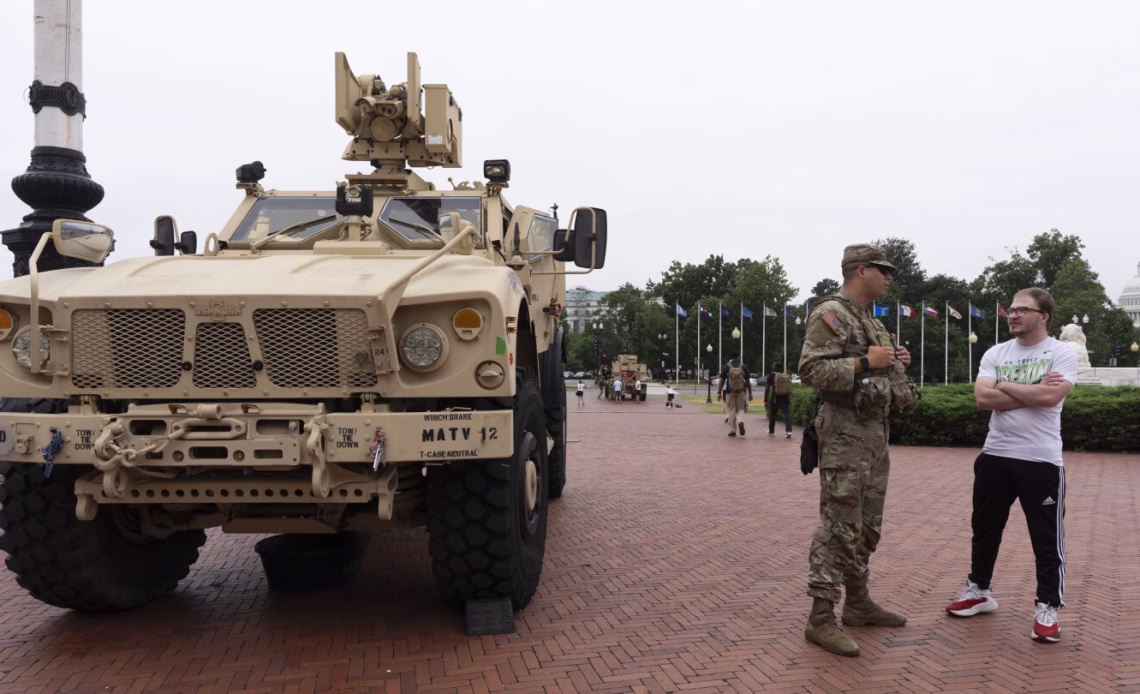 Three more GOP governors to send troops to DC as part of Trump crackdown