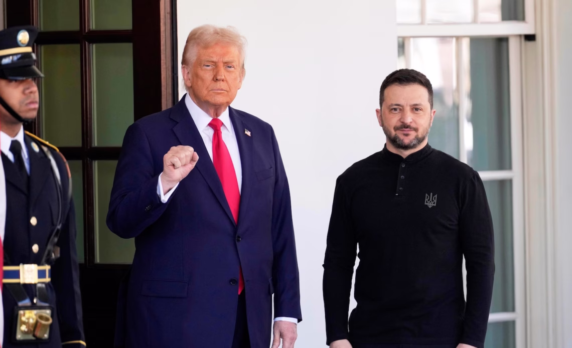 Zelenskyy brings Europe's top leaders with him to meet Trump on ending Russia's war