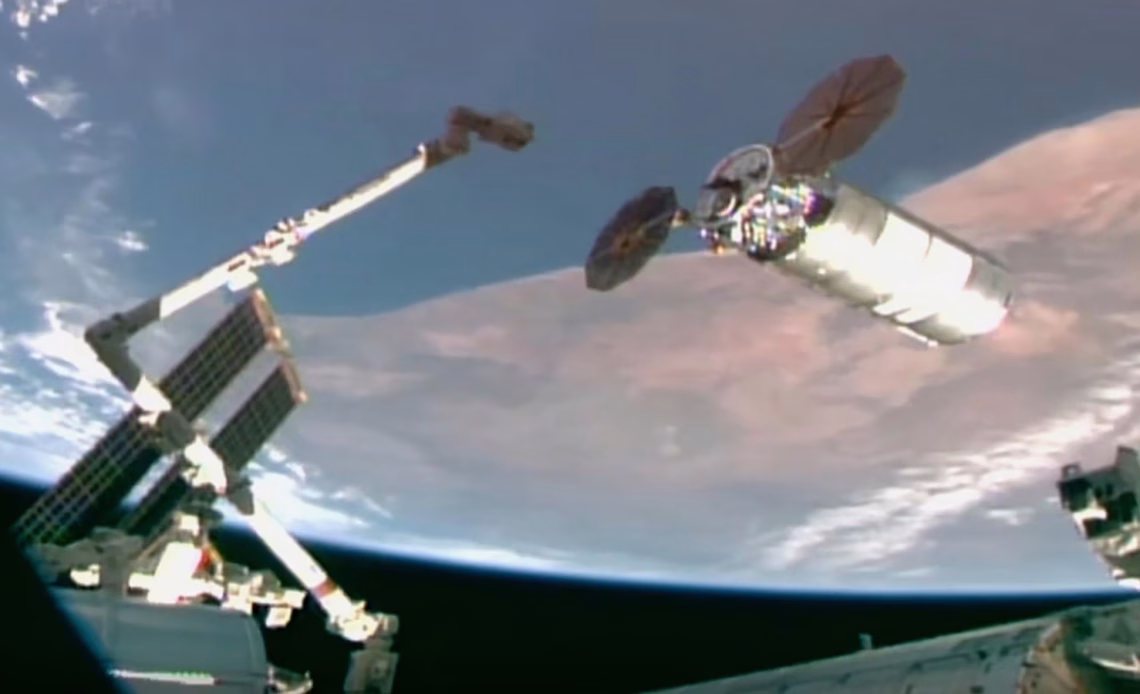 Northrop Grumman cargo ship reaches International Space Station after engine issue